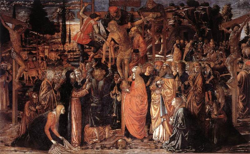 GOZZOLI, Benozzo Descent from the Cross sg oil painting image